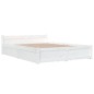 Giroletto con Cassetti Bianco 120x200 cm Giroletto con Cassetti Bianco 120x200 cm