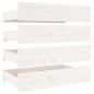 Giroletto con Cassetti Bianco 120x200 cm Giroletto con Cassetti Bianco 120x200 cm