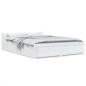 Giroletto con Cassetti Bianco 150x200 cm 5FT King Size Giroletto con Cassetti Bianco 150x200 cm 5FT King Size