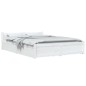 Giroletto con Cassetti Bianco 150x200 cm 5FT King Size Giroletto con Cassetti Bianco 150x200 cm 5FT King Size