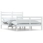 Giroletto in Legno Massello di Pino 140x200 cm Bianco Giroletto in Legno Massello di Pino 140x200 cm Bianco