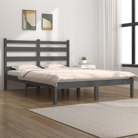 Giroletto Grigio Legno Massello Pino 180x200 cm 6FT Super King