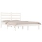 Giroletto Bianco Legno Massello Pino 180x200 cm 6FT Super King Giroletto Bianco Legno Massello Pino 180x200 cm 6FT Super King