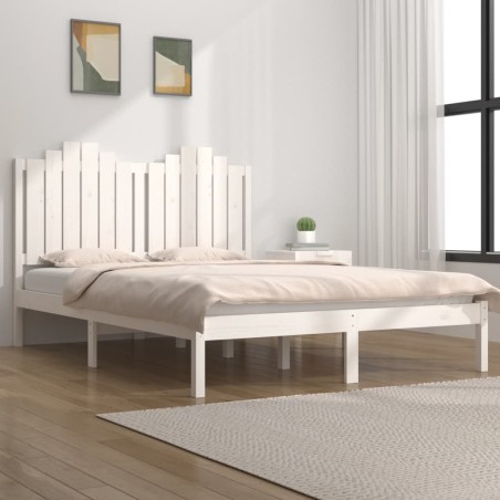 Giroletto Bianco in Legno Massello di Pino 200x200 cm