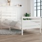 Giroletto in Legno Massello di Pino 90x190 cm Bianco Giroletto in Legno Massello di Pino 90x190 cm Bianco