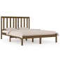Giroletto Miele Legno Massello Pino 120x190 cm 4FT Small Double Giroletto Miele Legno Massello Pino 120x190 cm 4FT Small Double