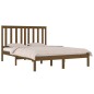 Giroletto Miele Legno Massello Pino 120x190 cm 4FT Small Double Giroletto Miele Legno Massello Pino 120x190 cm 4FT Small Double