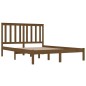 Giroletto Miele Legno Massello Pino 120x190 cm 4FT Small Double Giroletto Miele Legno Massello Pino 120x190 cm 4FT Small Double