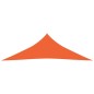 Vela Parasole 160 g/m² Arancione 3,5x3,5x4,9 m in HDPE Vela Parasole 160 g/m² Arancione 3,5x3,5x4,9 m in HDPE