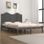 Giroletto Grigio Legno Massello Pino 120x190cm 4FT Small Double Giroletto Grigio Legno Massello Pino 120x190cm 4FT Small Double