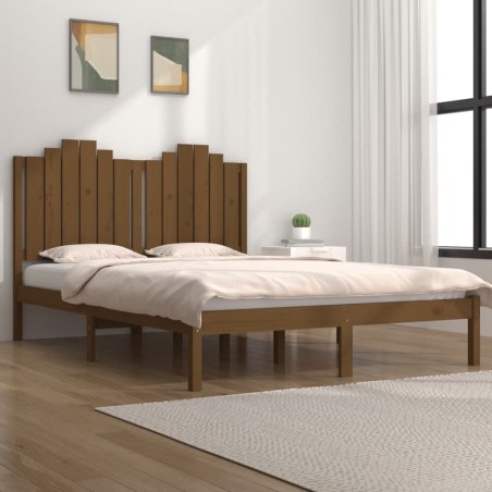 Giroletto Miele in Legno Massello di Pino 135x190cm 4FT6 Double