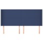 Testiera ad Orecchio Blu 163x16x118/128 cm in Tessuto Testiera ad Orecchio Blu 163x16x118/128 cm in Tessuto
