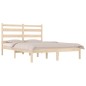 Giroletto in Legno Massello di Pino 135x190 cm 4FT6 Double Giroletto in Legno Massello di Pino 135x190 cm 4FT6 Double