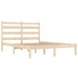 Giroletto in Legno Massello di Pino 135x190 cm 4FT6 Double Giroletto in Legno Massello di Pino 135x190 cm 4FT6 Double