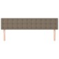 Testiera 2 pz Tortora 90x5x78/88 cm in Tessuto