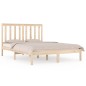 Giroletto in Legno Massello di Pino 120x190 cm 4FT Small Double Giroletto in Legno Massello di Pino 120x190 cm 4FT Small Double