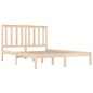 Giroletto in Legno Massello di Pino 120x190 cm 4FT Small Double Giroletto in Legno Massello di Pino 120x190 cm 4FT Small Double