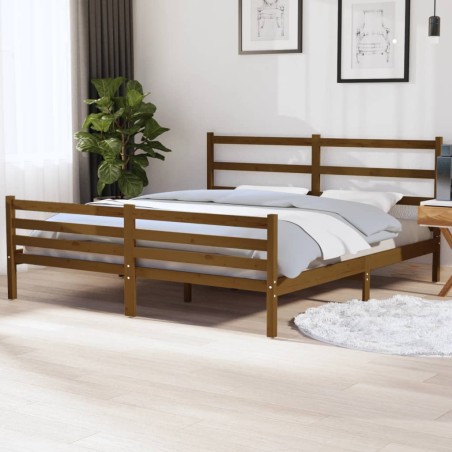 Giroletto Miele in Legno Massello Pino 180x200cm 6FT Super King