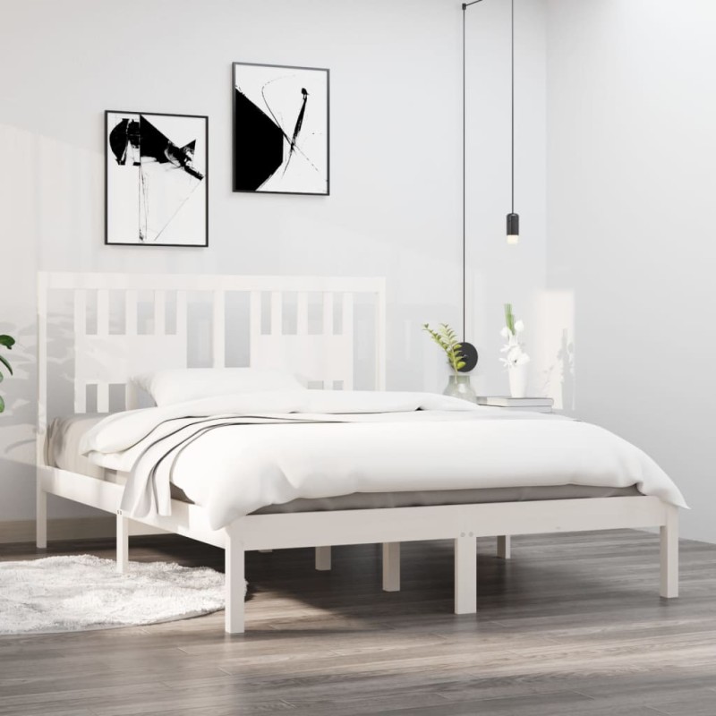 Giroletto Bianco in Legno Massello di Pino 140x190 cm Giroletto Bianco in Legno Massello di Pino 140x190 cm