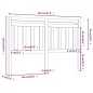 vidaXL Testiera per Letto ambra 146x4x100 cm in Legno Massello di Pino vidaXL Testiera per Letto ambra 146x4x100 cm in Legno Massello di Pino