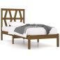 Giroletto Miele Legno Massello Pino 75x190 cm 2FT6 Small Single Giroletto Miele Legno Massello Pino 75x190 cm 2FT6 Small Single