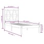 Giroletto Miele Legno Massello Pino 75x190 cm 2FT6 Small Single Giroletto Miele Legno Massello Pino 75x190 cm 2FT6 Small Single