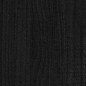 Giroletto Nero in Legno Massello 135x190 cm 4FT6 Double Giroletto Nero in Legno Massello 135x190 cm 4FT6 Double