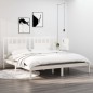 vidaXL Giroletto Bianco in Legno Massello 180x200 cm Super King vidaXL Giroletto Bianco in Legno Massello 180x200 cm Super King