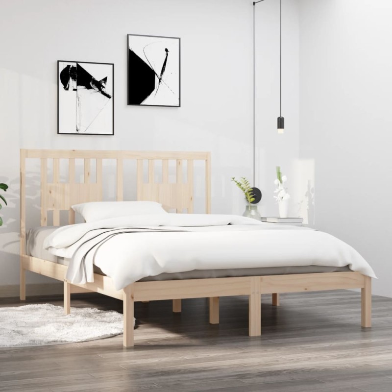 Giroletto in Legno Massello 120x190 cm 4FT Small Double Giroletto in Legno Massello 120x190 cm 4FT Small Double