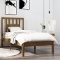 Giroletto Miele in Legno Massello 75x190 cm 2FT6 Small Single Giroletto Miele in Legno Massello 75x190 cm 2FT6 Small Single