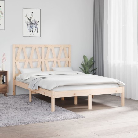 Giroletto in Legno Massello di Pino 120x190 cm 4FT Small Double