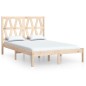 Giroletto in Legno Massello di Pino 120x190 cm 4FT Small Double Giroletto in Legno Massello di Pino 120x190 cm 4FT Small Double