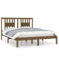 Giroletto Miele in Legno Massello 150x200 cm 5FT King Size Giroletto Miele in Legno Massello 150x200 cm 5FT King Size