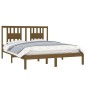 Giroletto Miele in Legno Massello 150x200 cm 5FT King Size Giroletto Miele in Legno Massello 150x200 cm 5FT King Size