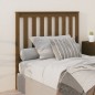 Testiera per Letto Miele 106x6x101 cm in Legno Massello di Pino