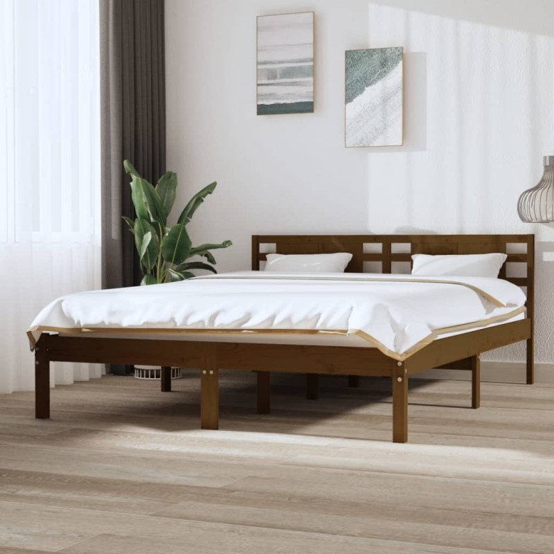 Giroletto Miele in Legno Massello di Pino 140x200 cm