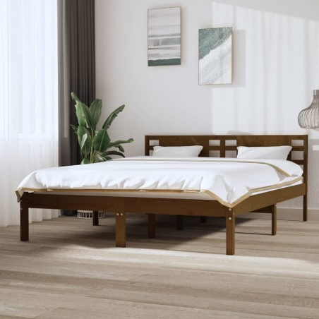 Giroletto Miele in Legno Massello di Pino 140x200 cm