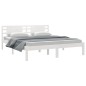 Giroletto Bianco in Legno Massello 180x200 cm 6FT Super King Giroletto Bianco in Legno Massello 180x200 cm 6FT Super King