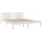 Giroletto Bianco in Legno Massello 180x200 cm 6FT Super King Giroletto Bianco in Legno Massello 180x200 cm 6FT Super King