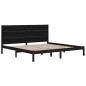 Giroletto Nero in Legno Massello di Pino 200x200 cm Giroletto Nero in Legno Massello di Pino 200x200 cm