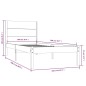 Giroletto Miele in Legno Massello di Pino 100x200 cm Giroletto Miele in Legno Massello di Pino 100x200 cm