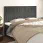 Testiere 4 pz Grigio Scuro 100x5x78/88 cm in Velluto Testiere 4 pz Grigio Scuro 100x5x78/88 cm in Velluto