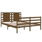 Giroletto Miele in Legno Massello 120x190 cm 4FT Small Double