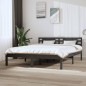 Giroletto Grigio in Legno Massello 150x200 cm 5FT King Size Giroletto Grigio in Legno Massello 150x200 cm 5FT King Size
