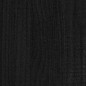 Giroletto Nero in Legno Massello 120x190 cm 4FT Small Double Giroletto Nero in Legno Massello 120x190 cm 4FT Small Double