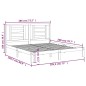 Giroletto Bianco in Legno Massello 180x200 cm 6FT Super King Giroletto Bianco in Legno Massello 180x200 cm 6FT Super King