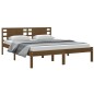 Giroletto Miele in Legno Massello 150x200 cm 5FT King Size