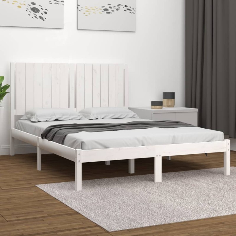 Giroletto Bianco in Legno Massello di Pino 140x190 cm Giroletto Bianco in Legno Massello di Pino 140x190 cm