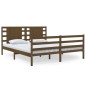 Giroletto Miele in Legno Massello Pino 180x200cm 6FT Super King Giroletto Miele in Legno Massello Pino 180x200cm 6FT Super King