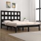 Giroletto Nero in Legno Massello di Pino 140x190 cm Giroletto Nero in Legno Massello di Pino 140x190 cm